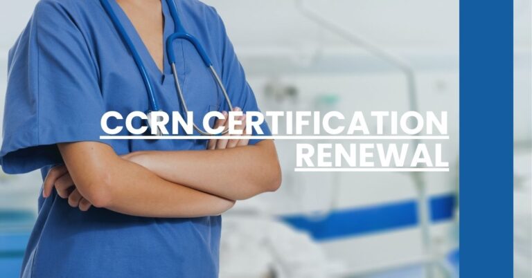 CCRN Certification Renewal