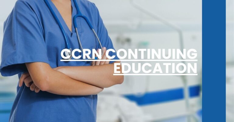 CCRN Continuing Education