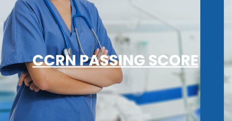 CCRN Passing Score